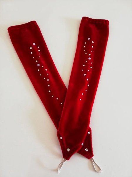 画像3: 手甲　単色　ストーン付き　(40〜44cm） (3)