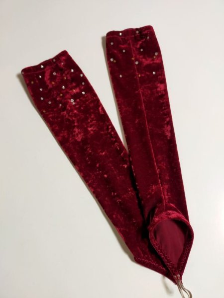 画像5: 手甲　単色　ストーン付き　(40〜44cm） (5)